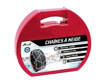 Paire de chaînes neige pneus 15 à 18 - KN110 pas cher