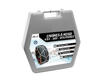 Paire de chaînes de neige 4x4 SUV KB380