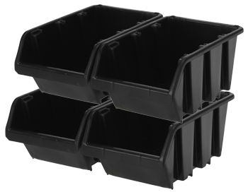 BOITE RANGEMENT X4 AVEC ATTACHES