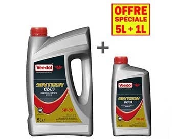 5W30 Veedol 5+1 litres (sintron)