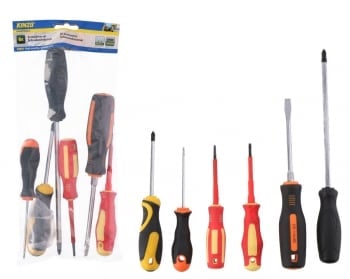 Lot de 6 tournevis assortis Kinzo