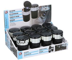 Cendrier porte gobelet led