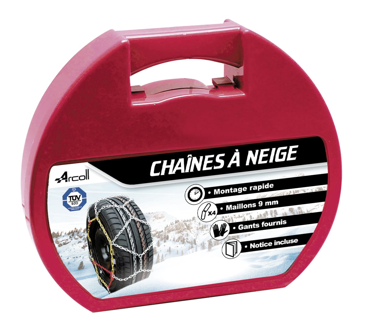 Chaines neige manuelle 9mm 225/45 R17
