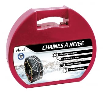 Paire de chaînes neige pneus 12" à 15" - KN30