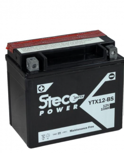 STECO - Batterie moto 12V 10Ah - YTX12-BS