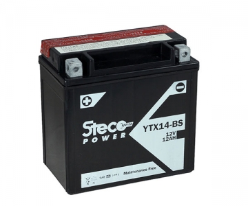 Batterie moto STECO YTX14-BS