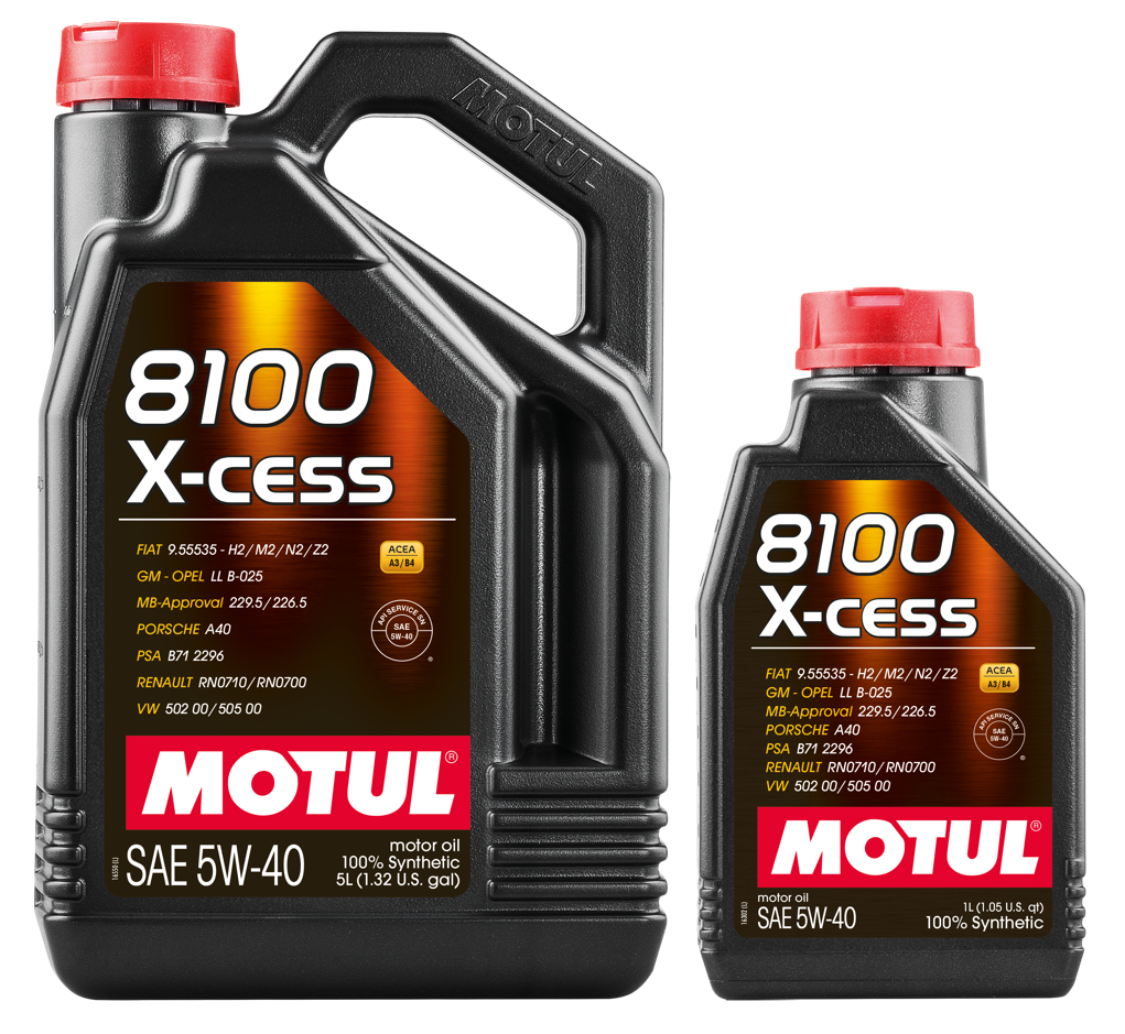 Huile moteur essence/diesel 5+1L MOTUL 5W40 (8100 XCESS) () pas cher Cartercash