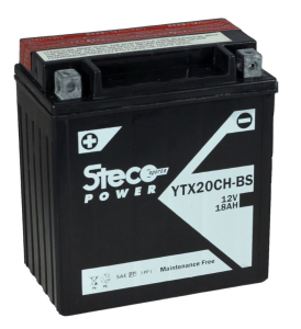 Batterie moto STECO YTX20CH-BS