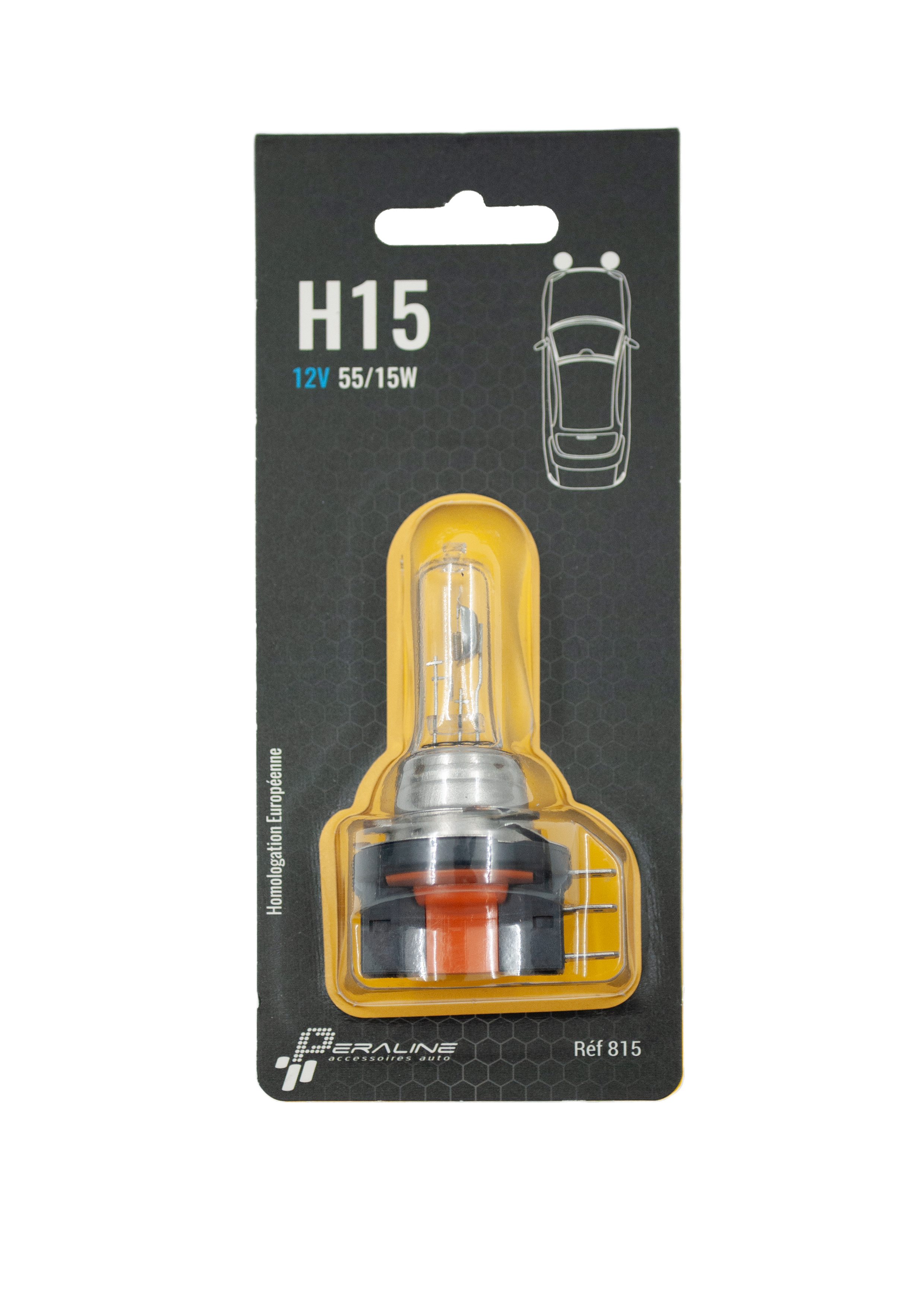 Ampoule 12V H15 55/55W (vendu à l'unité) pas cher
