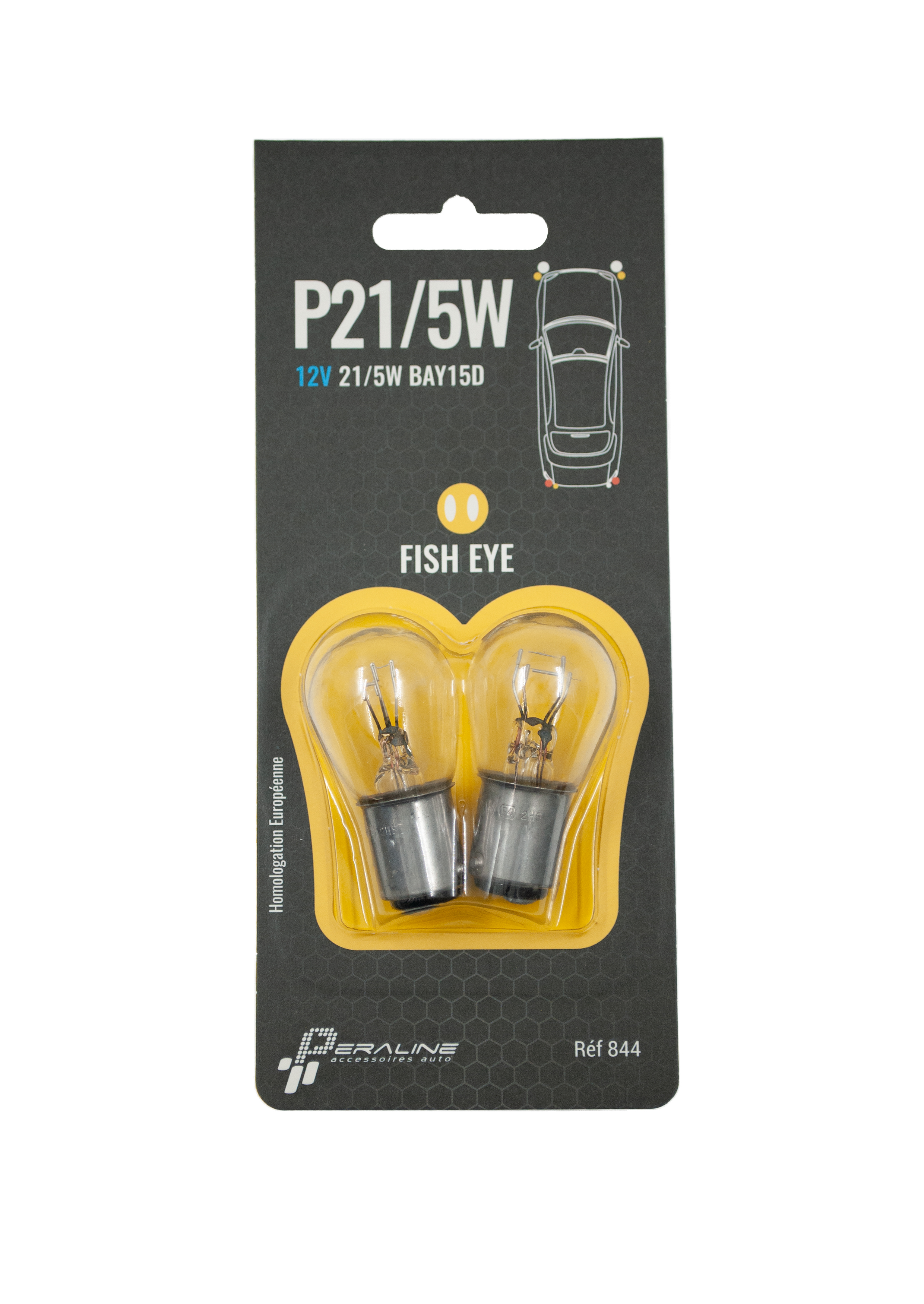 Ampoule 12V P21/5W bifil (lot de 2) pas cher