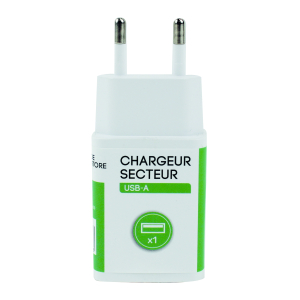 Chargeur secteur USB-A 5V 1A